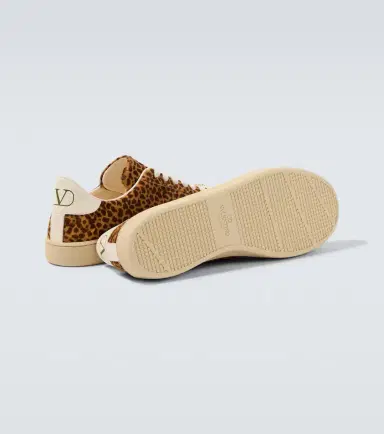 Valentino Garavani Royco leopard-print calf hair sneakers | Thumbnail 4
