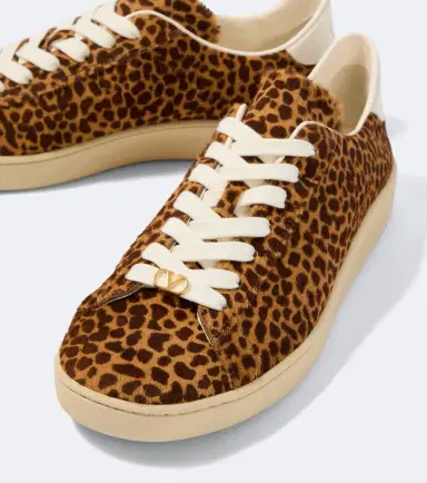 Valentino Garavani Royco leopard-print calf hair sneakers | Thumbnail 5