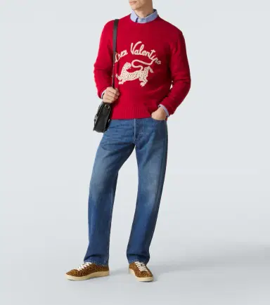 Valentino Garavani Royco leopard-print calf hair sneakers | Thumbnail 7