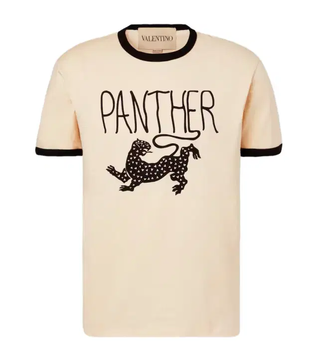 Printed cotton jersey T-shirt