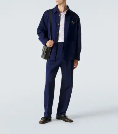 Valentino Cotton gabardine straight pants | Thumbnail 2