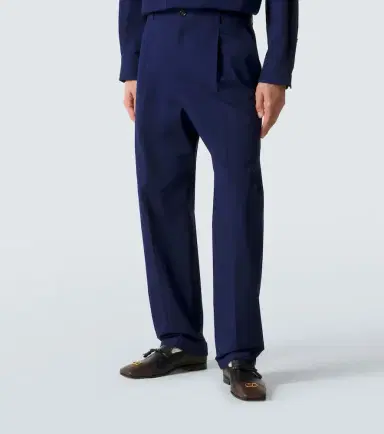 Valentino Cotton gabardine straight pants | Thumbnail 3