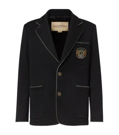 Valentino Embroidered virgin wool blazer | Thumbnail 1 Valentino Embroidered virgin wool blazer | Thumbnail 1