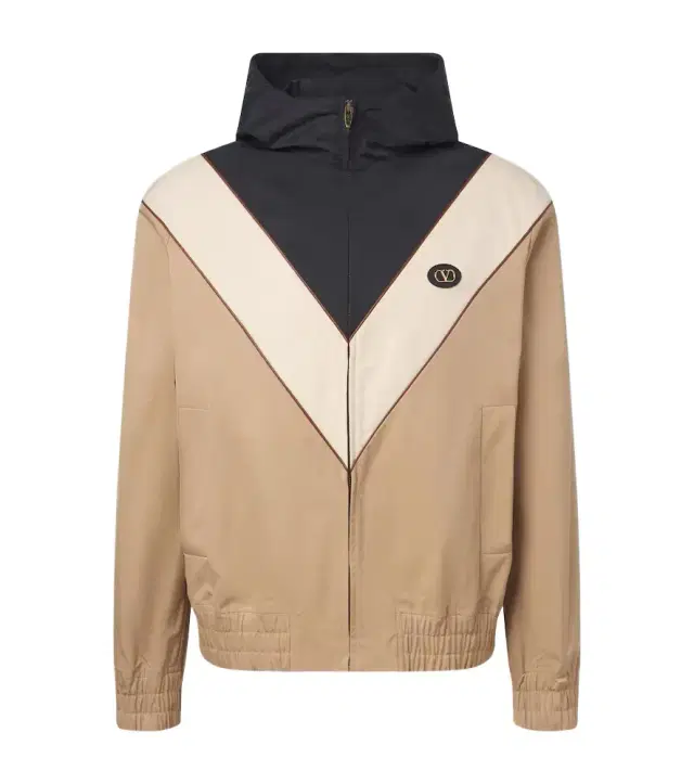 VLogo striped jacket