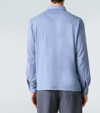 FEDELI Zero cotton jersey polo shirt | Thumbnail 4