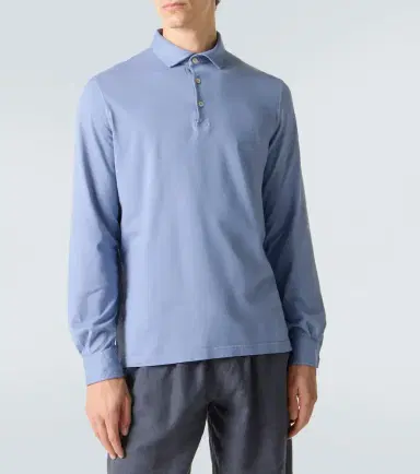 FEDELI Zero cotton jersey polo shirt | Thumbnail 6
