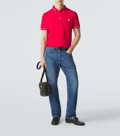 Valentino Cotton piqué polo shirt | Thumbnail 4