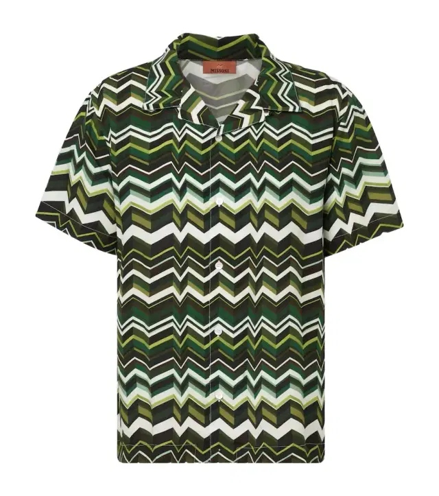 Missoni Zigzag bowling shirt