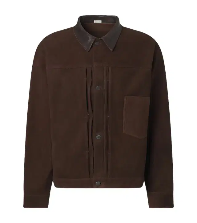 A.Presse A. Presse 1st Type leather-trimmed suede jacket