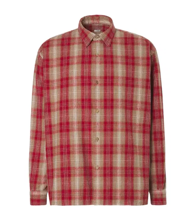A. Presse Vintage cotton and silk twill shirt