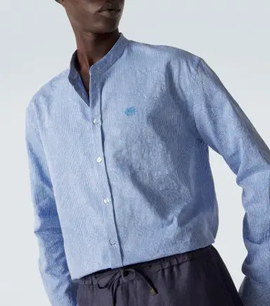Etro Guru striped cotton shirt | Thumbnail 3