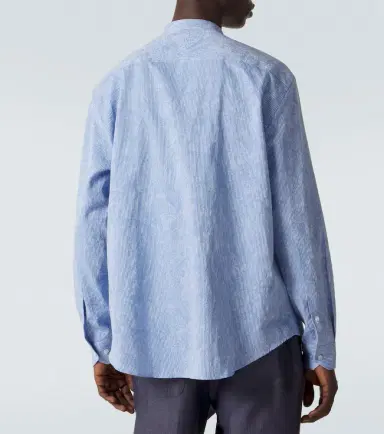 Etro Guru striped cotton shirt | Thumbnail 4