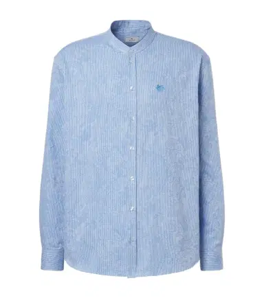 Etro Guru striped cotton shirt | Thumbnail 1