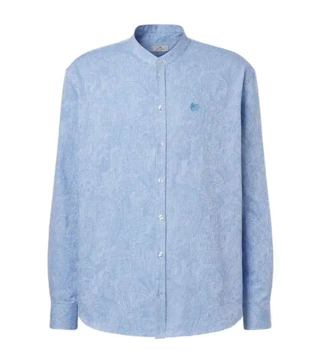 Etro Guru striped cotton shirt
