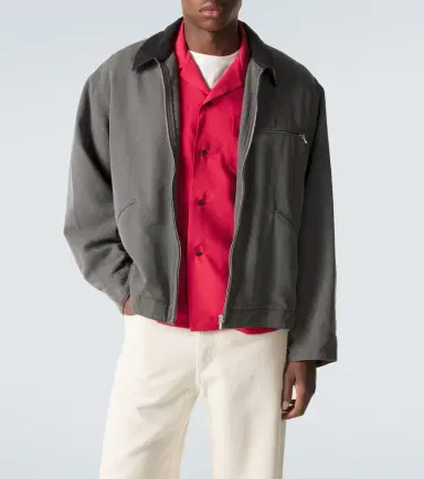 A.Presse A. Presse Vintage cotton and silk twill jacket | Thumbnail 2 A.Presse A. Presse Vintage cotton and silk twill jacket | Thumbnail 2