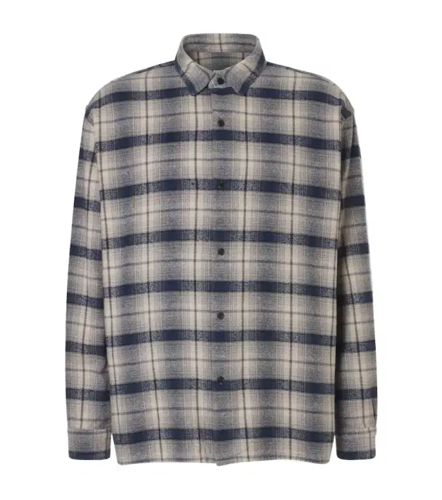 A. Presse Vintage checked cotton and silk-blend shirt