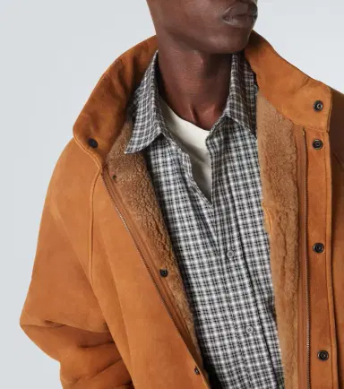 A.PRESSE A. Presse Shearling-lined suede jacket | Thumbnail 3 A.PRESSE A. Presse Shearling-lined suede jacket | Thumbnail 3