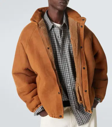 A.PRESSE A. Presse Shearling-lined suede jacket | Thumbnail 6 A.PRESSE A. Presse Shearling-lined suede jacket | Thumbnail 6
