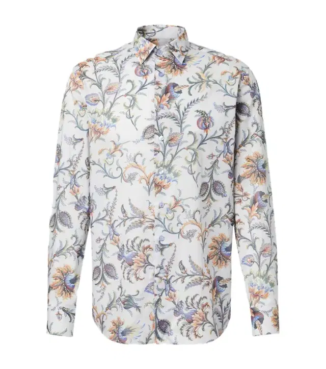 Etro Floral cotton shirt
