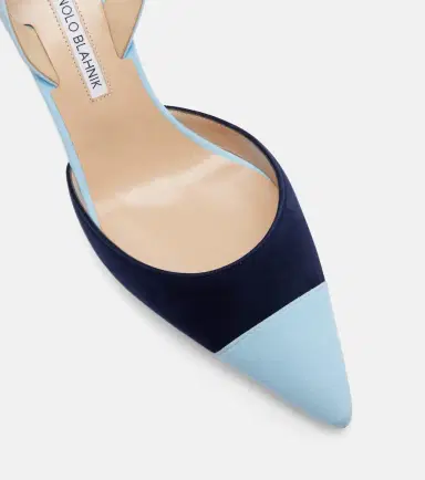 Manolo Blahnik Capsli suede slingback pumps | Thumbnail 2 Manolo Blahnik Capsli suede slingback pumps | Thumbnail 2