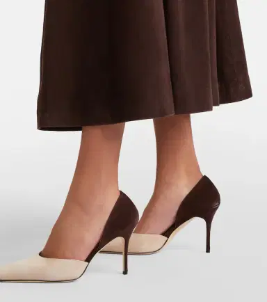 Manolo Blahnik Taylerbinu 90 suede pumps | Thumbnail 6 Manolo Blahnik Taylerbinu 90 suede pumps | Thumbnail 6