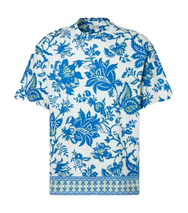 Etro Floral cotton jersey T-shirt