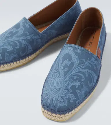 Etro Paisley gabardine espadrilles | Thumbnail 5