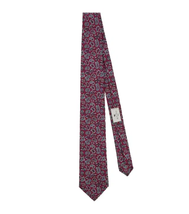 Etro Paisley silk twill jacquard tie