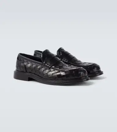 Bottega Veneta James Intrecciato leather penny loafers | Thumbnail 2 Bottega Veneta James Intrecciato leather penny loafers | Thumbnail 2