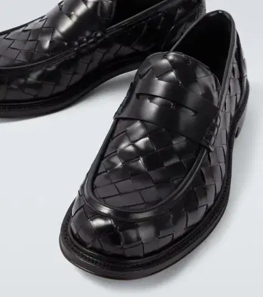Bottega Veneta James Intrecciato leather penny loafers | Thumbnail 3 Bottega Veneta James Intrecciato leather penny loafers | Thumbnail 3