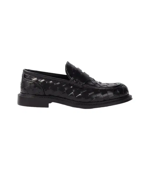 Bottega Veneta James Intrecciato leather penny loafers
