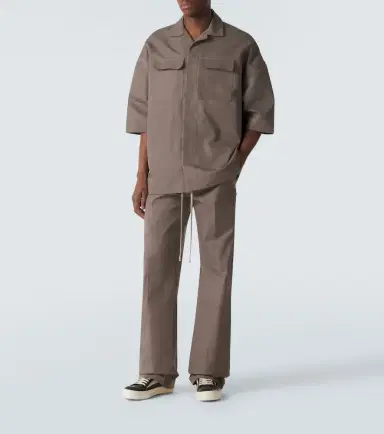 Rick Owens Dietrich cotton-blend straight pants | Thumbnail 2 Rick Owens Dietrich cotton-blend straight pants | Thumbnail 2