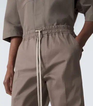 Rick Owens Dietrich cotton-blend straight pants | Thumbnail 3 Rick Owens Dietrich cotton-blend straight pants | Thumbnail 3