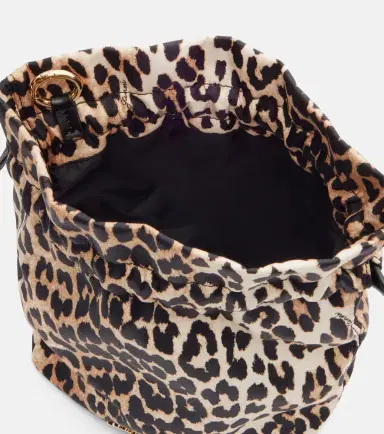 Ganni Bou leopard-print pouch | Thumbnail 2