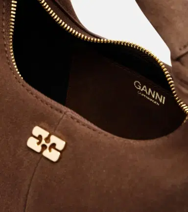 Ganni Suede top-handle bag | Thumbnail 2 Ganni Suede top-handle bag | Thumbnail 2