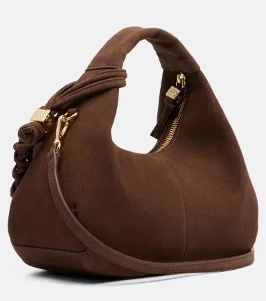 Ganni Suede top-handle bag | Thumbnail 3 Ganni Suede top-handle bag | Thumbnail 3