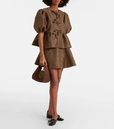 Ganni Suede top-handle bag | Thumbnail 6 Ganni Suede top-handle bag | Thumbnail 6