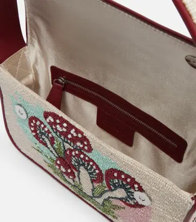 Staud Tommy beaded shoulder bag | Thumbnail 3