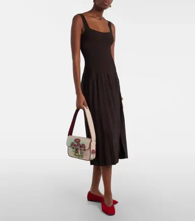 Staud Tommy beaded shoulder bag | Thumbnail 5