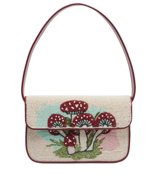 Staud Tommy beaded shoulder bag