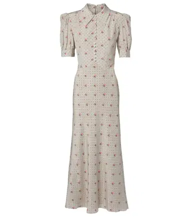 Alessandra Rich Floral polka-dot silk maxi dress | Thumbnail 1