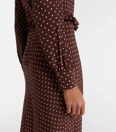 Alessandra Rich Polka-dot midi dress | Thumbnail 2