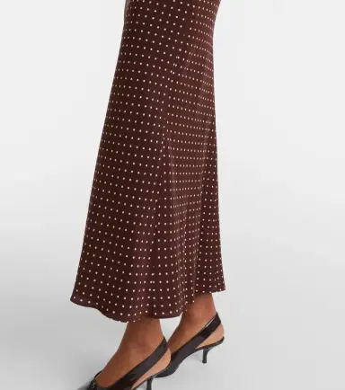 Alessandra Rich Polka-dot midi dress | Thumbnail 4