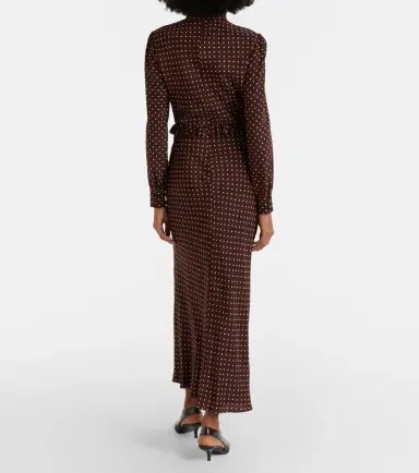 Alessandra Rich Polka-dot midi dress | Thumbnail 5