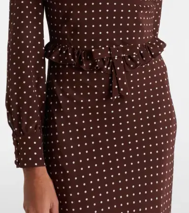 Alessandra Rich Polka-dot midi dress | Thumbnail 6