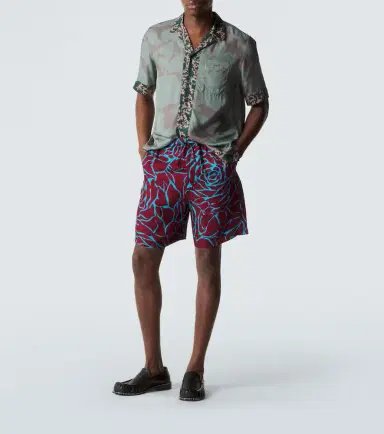 Dries Van Noten Floral shorts | Thumbnail 4