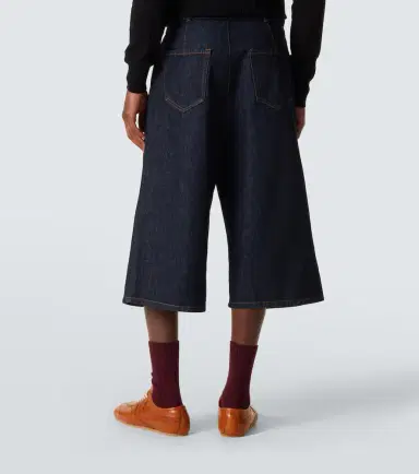 Dries Van Noten Belted denim Bermuda shorts | Thumbnail 4 Dries Van Noten Belted denim Bermuda shorts | Thumbnail 4
