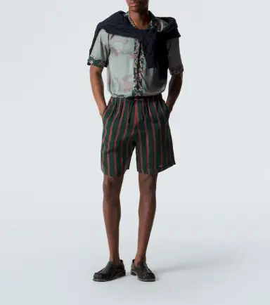 Dries Van Noten Striped shorts | Thumbnail 3 Dries Van Noten Striped shorts | Thumbnail 3