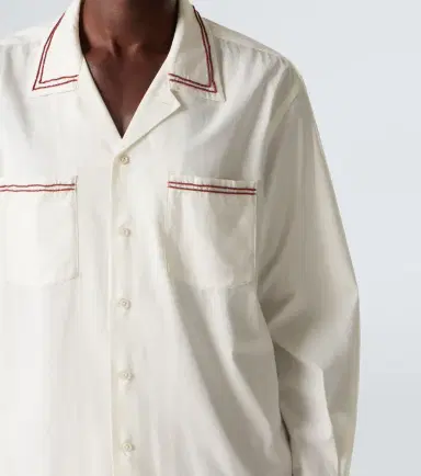 BODE Cherry Lane beaded cotton poplin shirt | Thumbnail 5 BODE Cherry Lane beaded cotton poplin shirt | Thumbnail 5