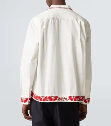 BODE Cherry Lane beaded cotton poplin shirt | Thumbnail 6 BODE Cherry Lane beaded cotton poplin shirt | Thumbnail 6